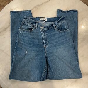 Abercrombie & Fitch Blue Straight Leg Jeans
